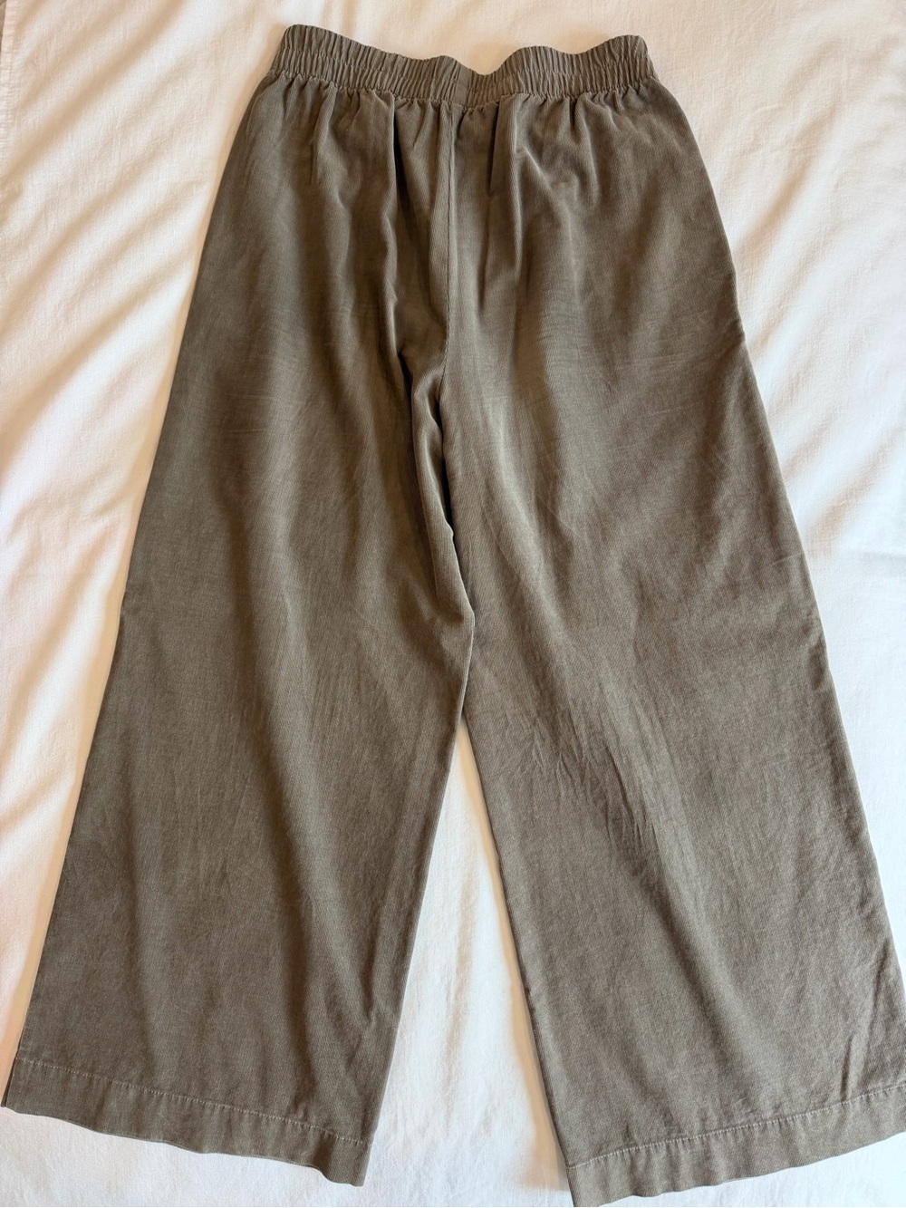 LOFT Pull-On Olive Green Corduroy Pants Size Small